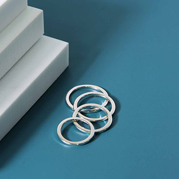 Minimalism Circle 925 Sterling Silver Ring