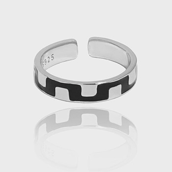 2022  Irregular Wave 925 Sterling Silver Adjustable Ring