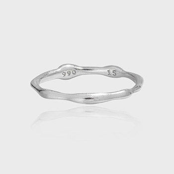 Minimalism Irregular Lines Knots 925 Sterling Silver Ring