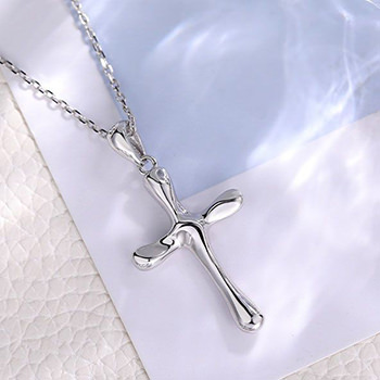 Classic Stacker Cross 925 Sterling Silver DIY Pendant