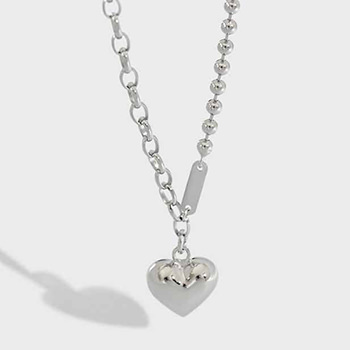 Lady Heart 925 Sterling Silver Necklace